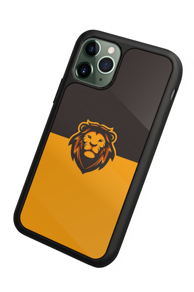 iPhone 11 Pro Max Uyumlu Aslan Tasarımlı Glossy Premium Kılıf