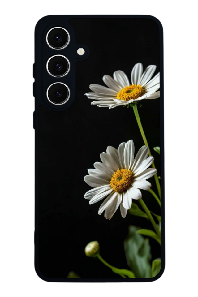 Samsung Galaxy A16 Uyumlu Cicek Tasarımlı Glossy Premium Kılıf