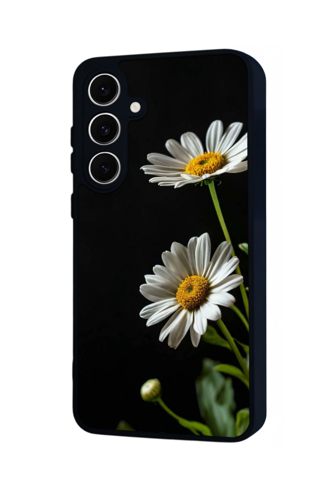 Samsung Galaxy A16 Uyumlu Cicek Tasarımlı Glossy Premium Kılıf