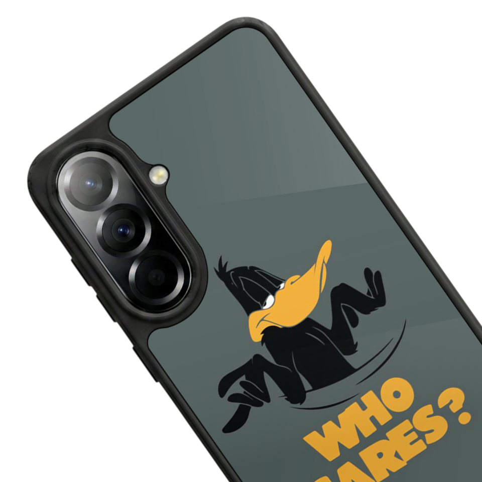 Samsung Galaxy A57 Uyumlu Daffy duck Tasarımlı Glossy Premium Kılıf