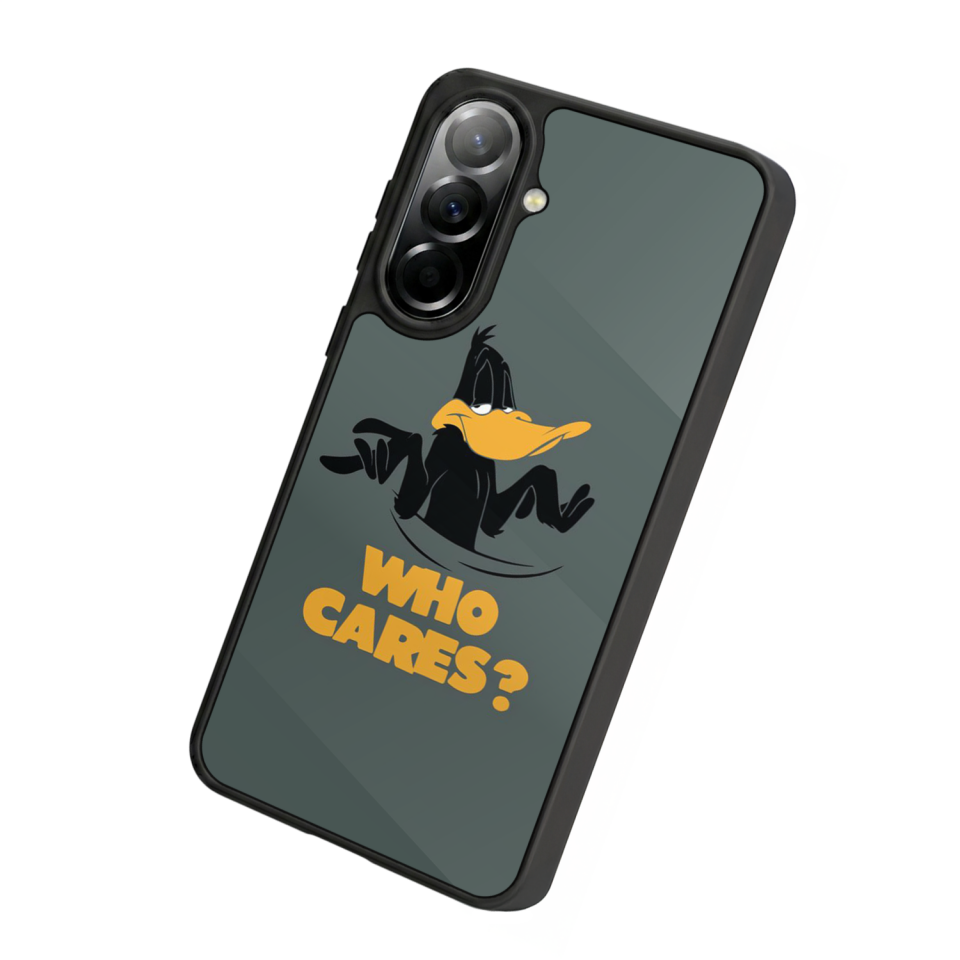 Samsung Galaxy A57 Uyumlu Daffy duck Tasarımlı Glossy Premium Kılıf