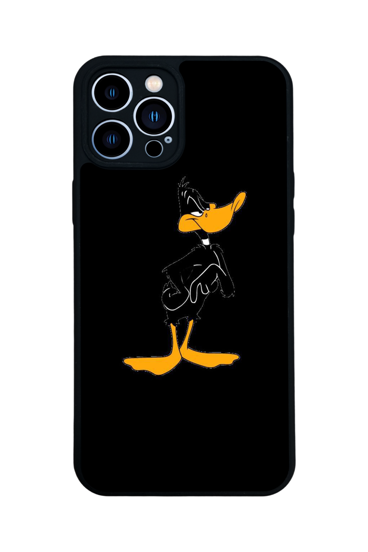 iPhone 12 Pro Max Uyumlu Daffy duck Tasarımlı Glossy Premium Kılıf
