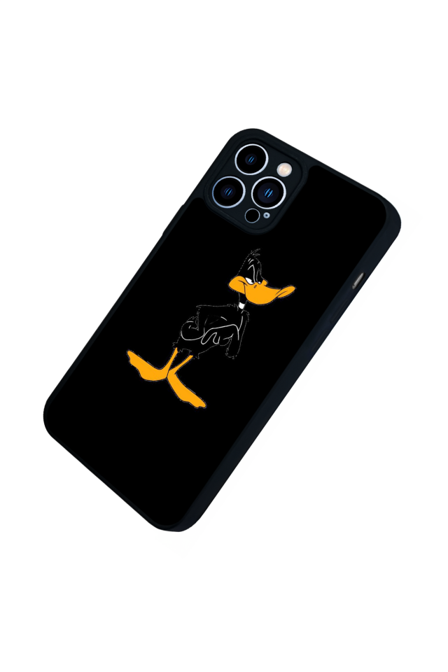 iPhone 12 Pro Max Uyumlu Daffy duck Tasarımlı Glossy Premium Kılıf