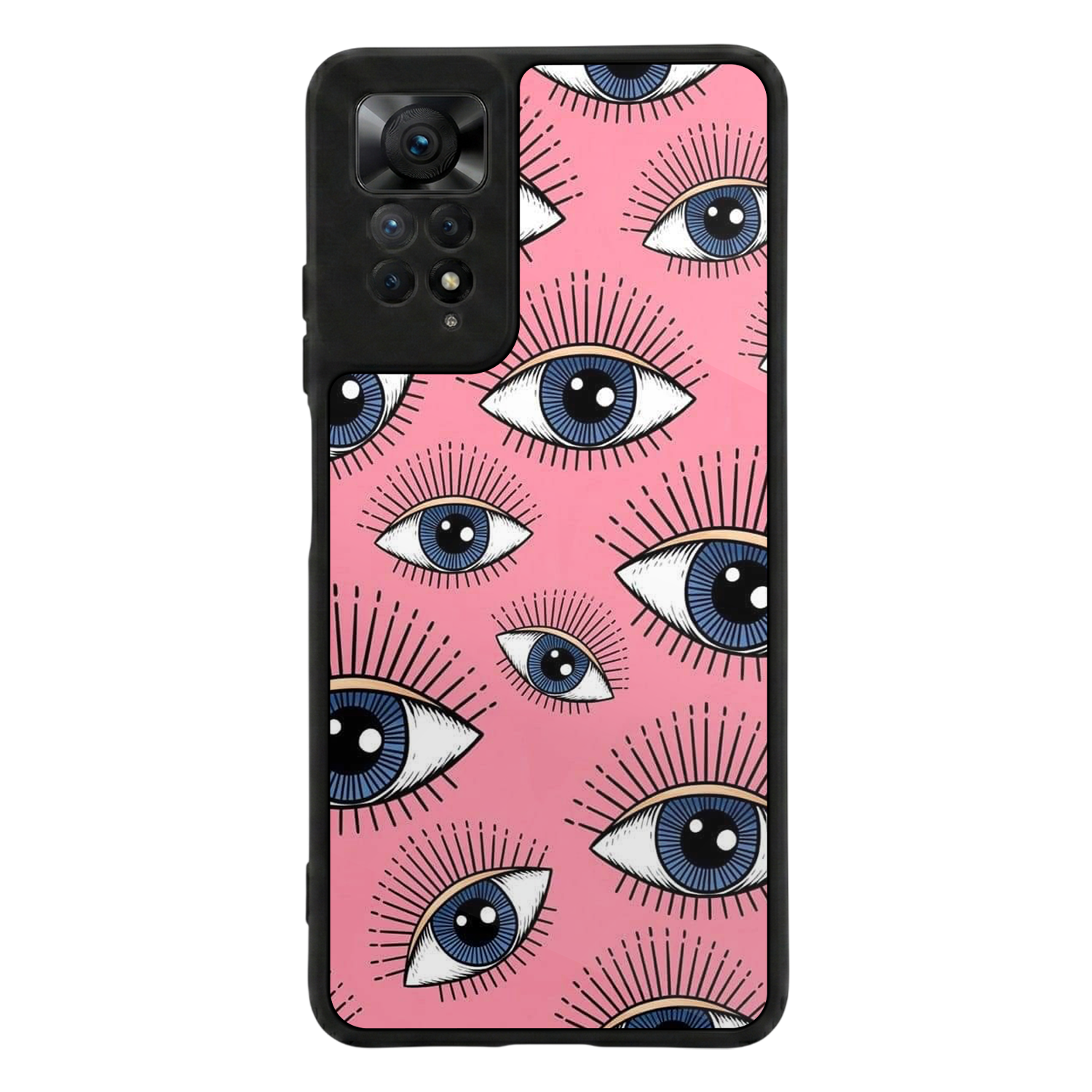 Xiaomi Redmi Note 11 Pro Uyumlu Göz Tasarımlı Glossy Premium Kılıf
