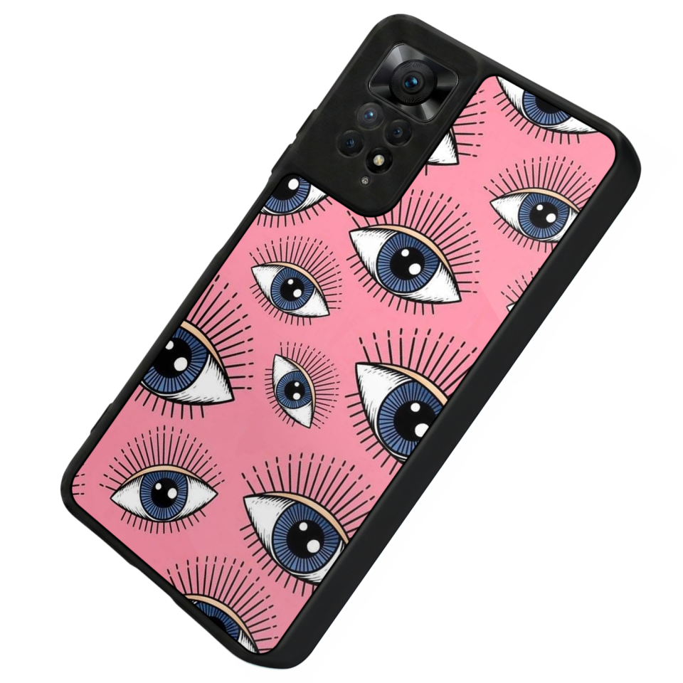 Xiaomi Redmi Note 11 Pro Uyumlu Göz Tasarımlı Glossy Premium Kılıf