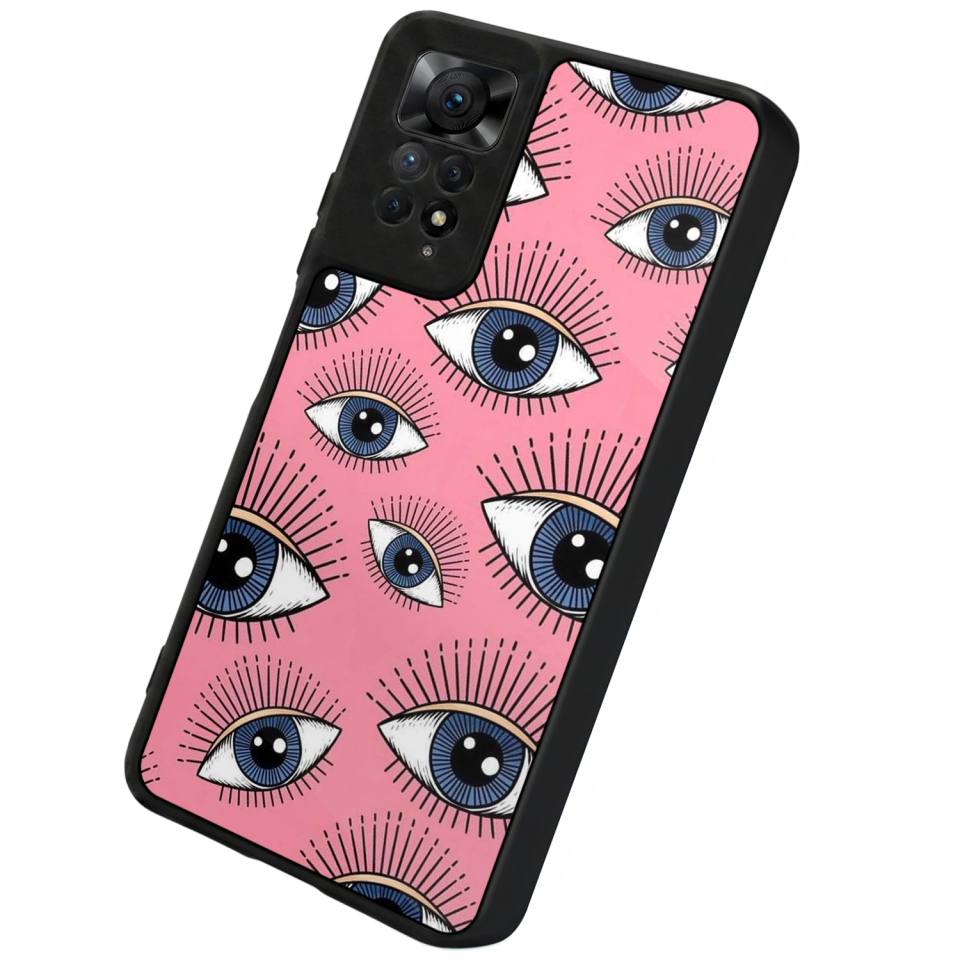 Xiaomi Redmi Note 11 Pro Uyumlu Göz Tasarımlı Glossy Premium Kılıf