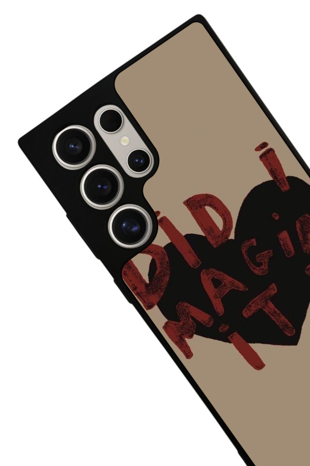 Samsung Galaxy S22 Ultra Uyumlu Kalp Love Tasarımlı Glossy Premium Kılıf