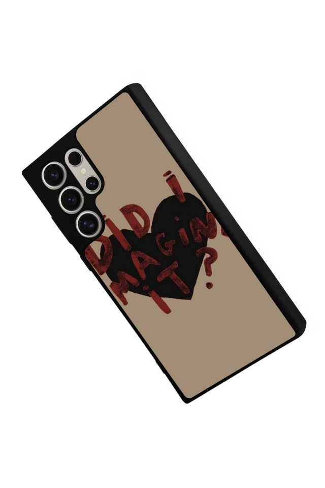 Samsung Galaxy S22 Ultra Uyumlu Kalp Love Tasarımlı Glossy Premium Kılıf