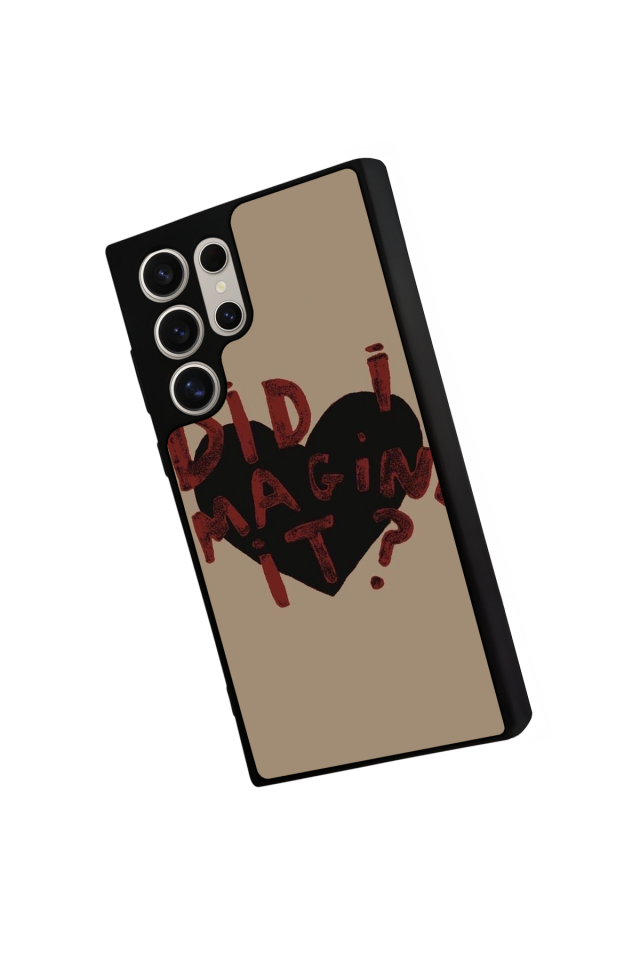 Samsung Galaxy S22 Ultra Uyumlu Kalp Love Tasarımlı Glossy Premium Kılıf