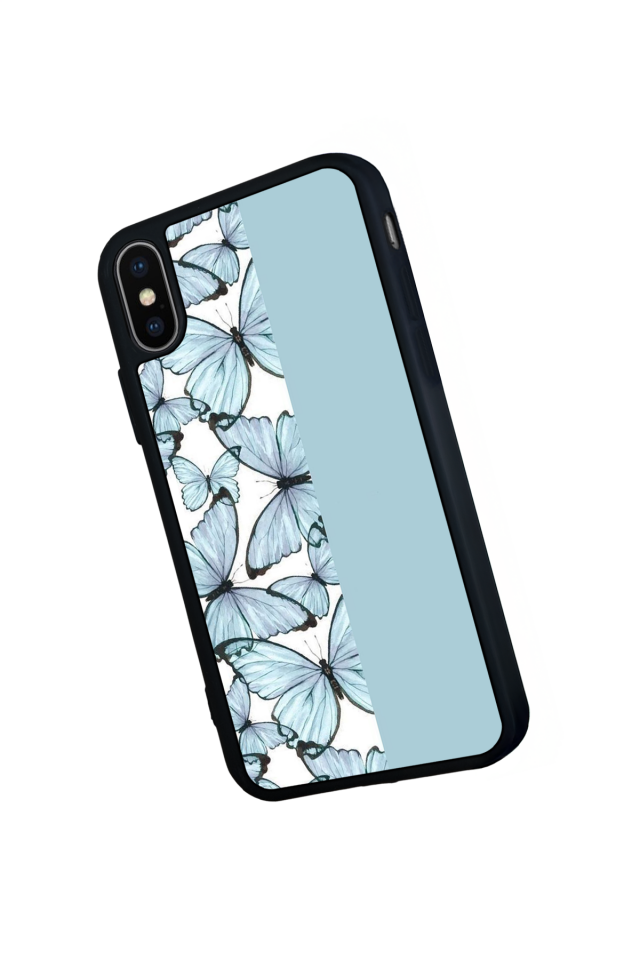 iPhone XS Max Uyumlu Kelebek Tasarımlı Glossy Premium Kılıf