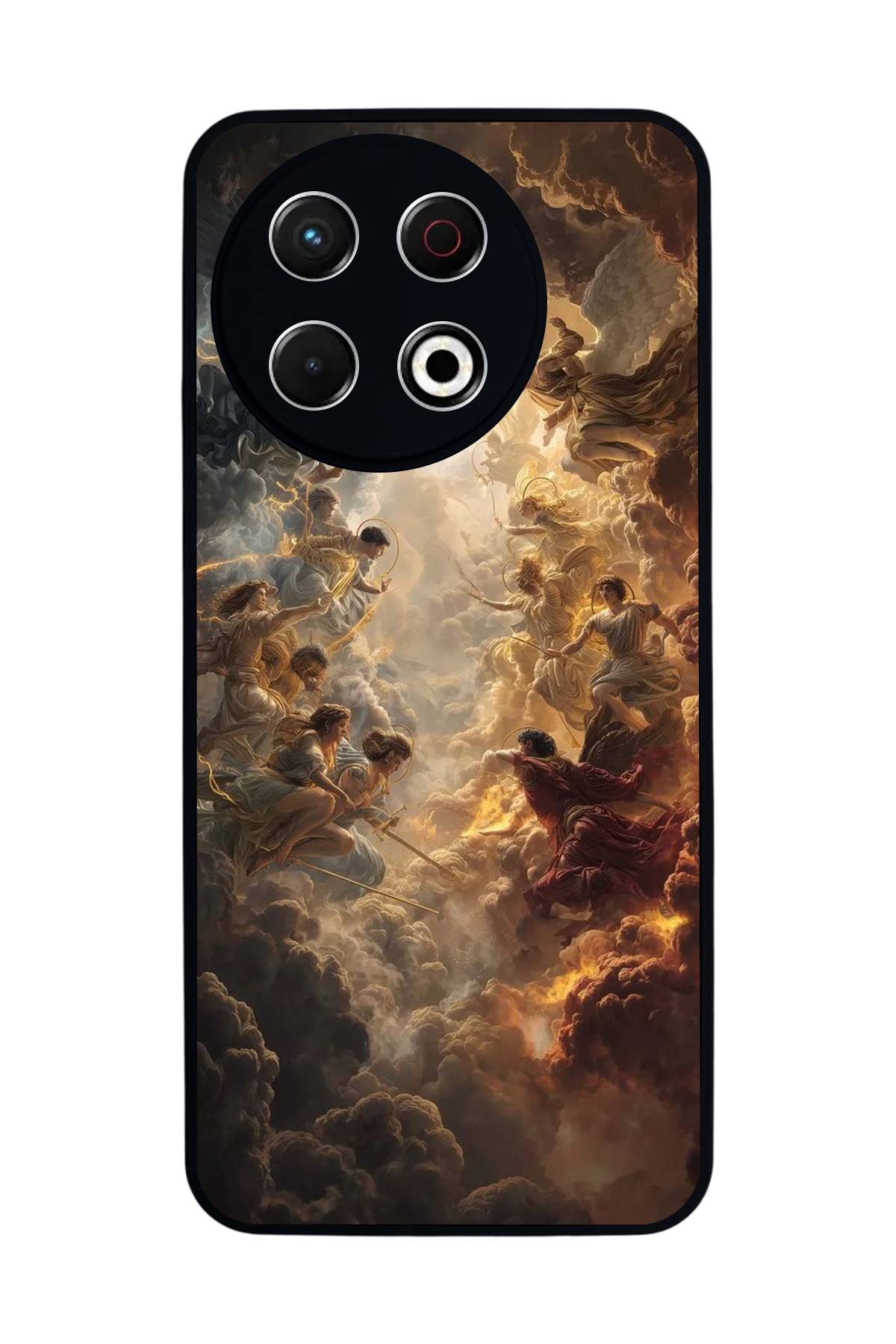 Tecno Spark 30 Pro Uyumlu Melek Tasarımlı Glossy Premium Kılıf