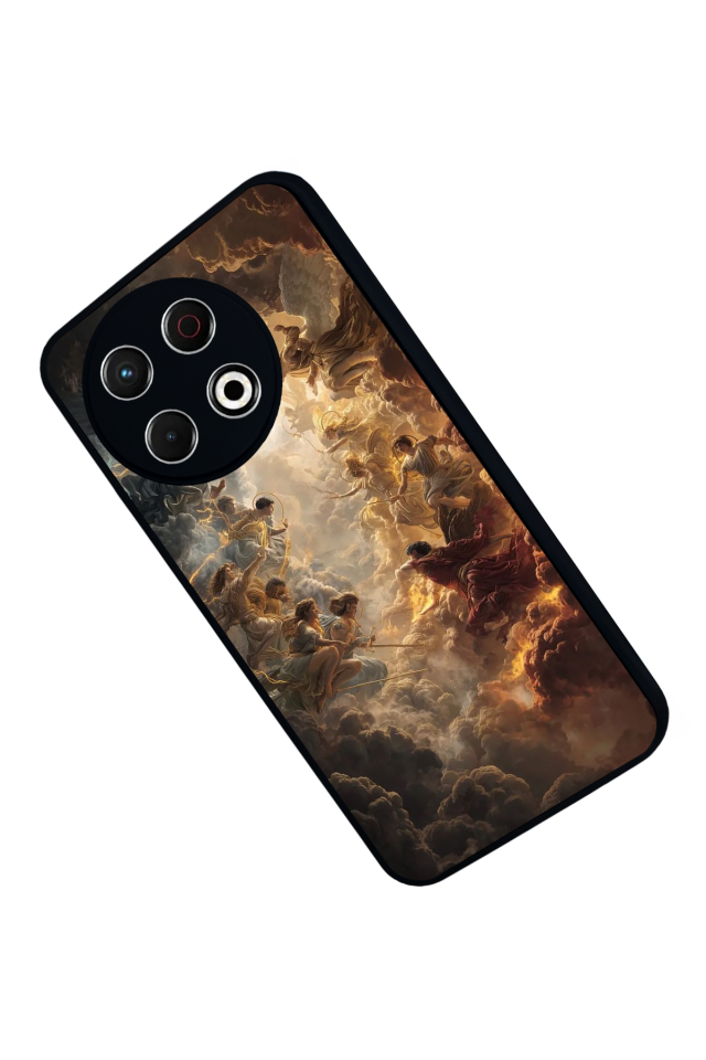 Tecno Spark 30 Pro Uyumlu Melek Tasarımlı Glossy Premium Kılıf