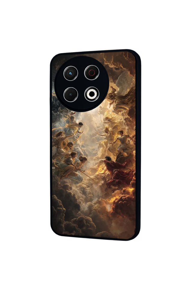 Tecno Spark 30 Pro Uyumlu Melek Tasarımlı Glossy Premium Kılıf