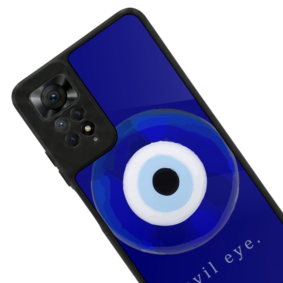 Xiaomi Redmi Note 12 Pro Uyumlu Nazar Tasarımlı Glossy Premium Kılıf