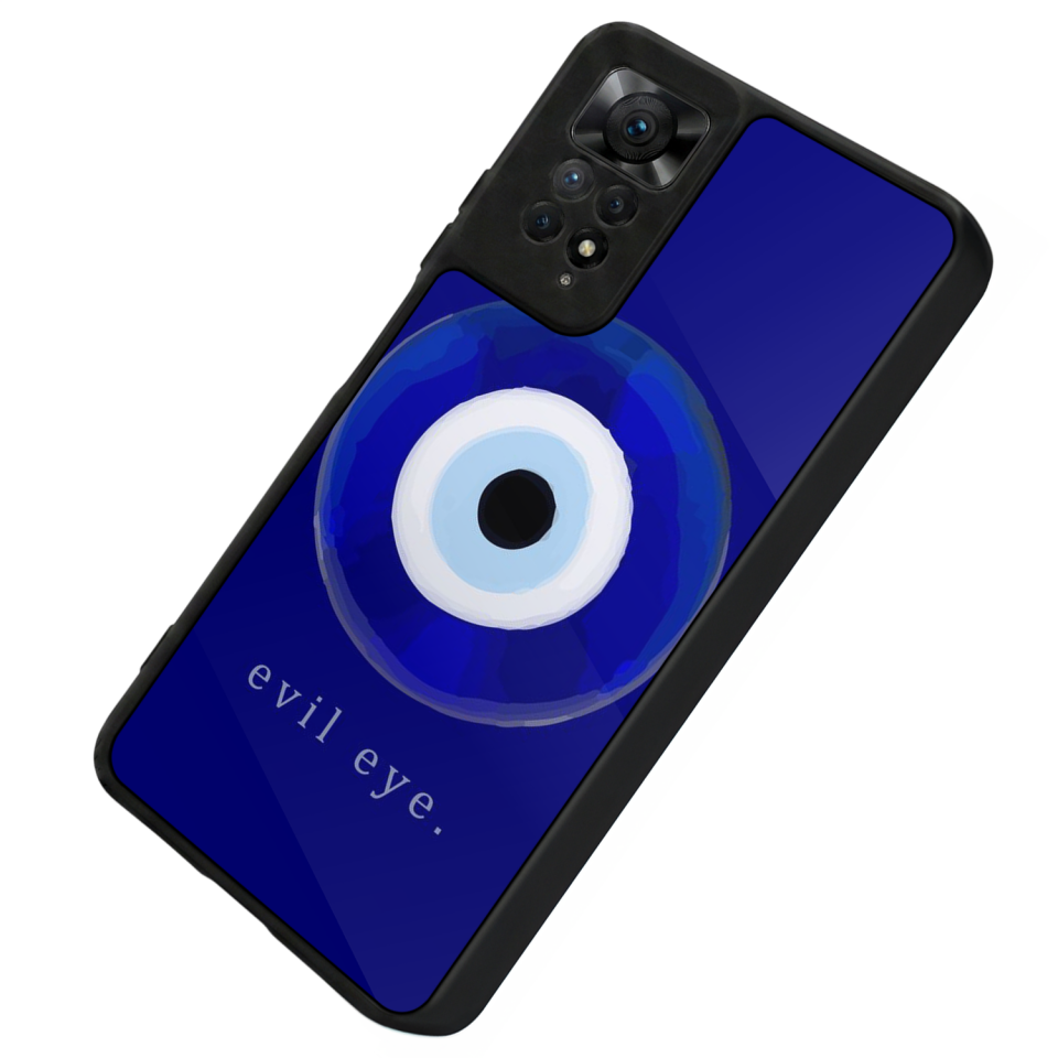 Xiaomi Redmi Note 12 Pro Uyumlu Nazar Tasarımlı Glossy Premium Kılıf