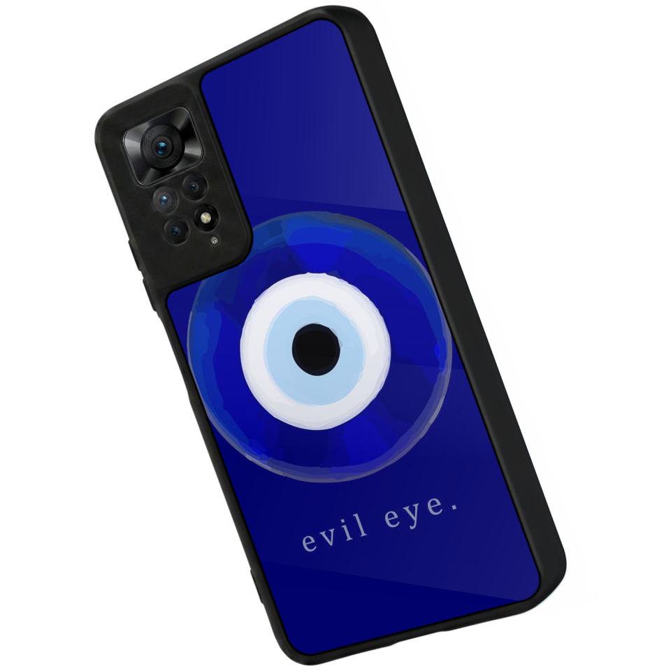 Xiaomi Redmi Note 12 Pro Uyumlu Nazar Tasarımlı Glossy Premium Kılıf