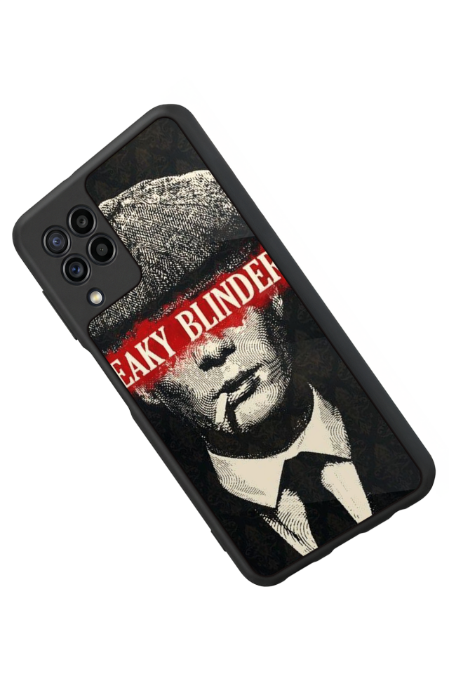 Samsung Galaxy M22 Uyumlu Peaky Blinders Tasarımlı Glossy Premium Kılıf