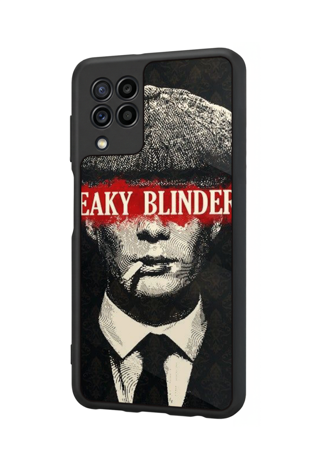 Samsung Galaxy M22 Uyumlu Peaky Blinders Tasarımlı Glossy Premium Kılıf