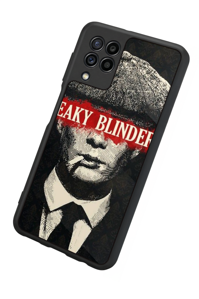 Samsung Galaxy M22 Uyumlu Peaky Blinders Tasarımlı Glossy Premium Kılıf