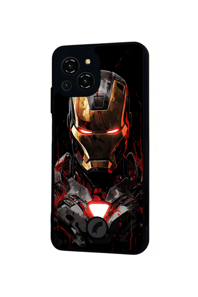 Reeder S23 Pro Max Uyumlu  Iron Man ( Demir Adam ) Tasarımlı Glossy Premium Kılıf