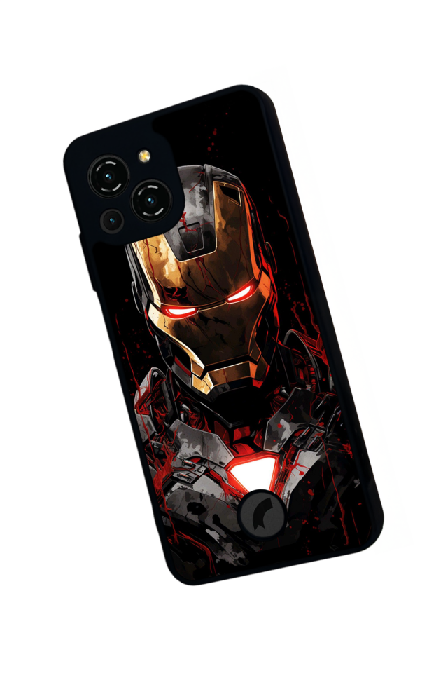 Reeder S23 Pro Max Uyumlu  Iron Man ( Demir Adam ) Tasarımlı Glossy Premium Kılıf