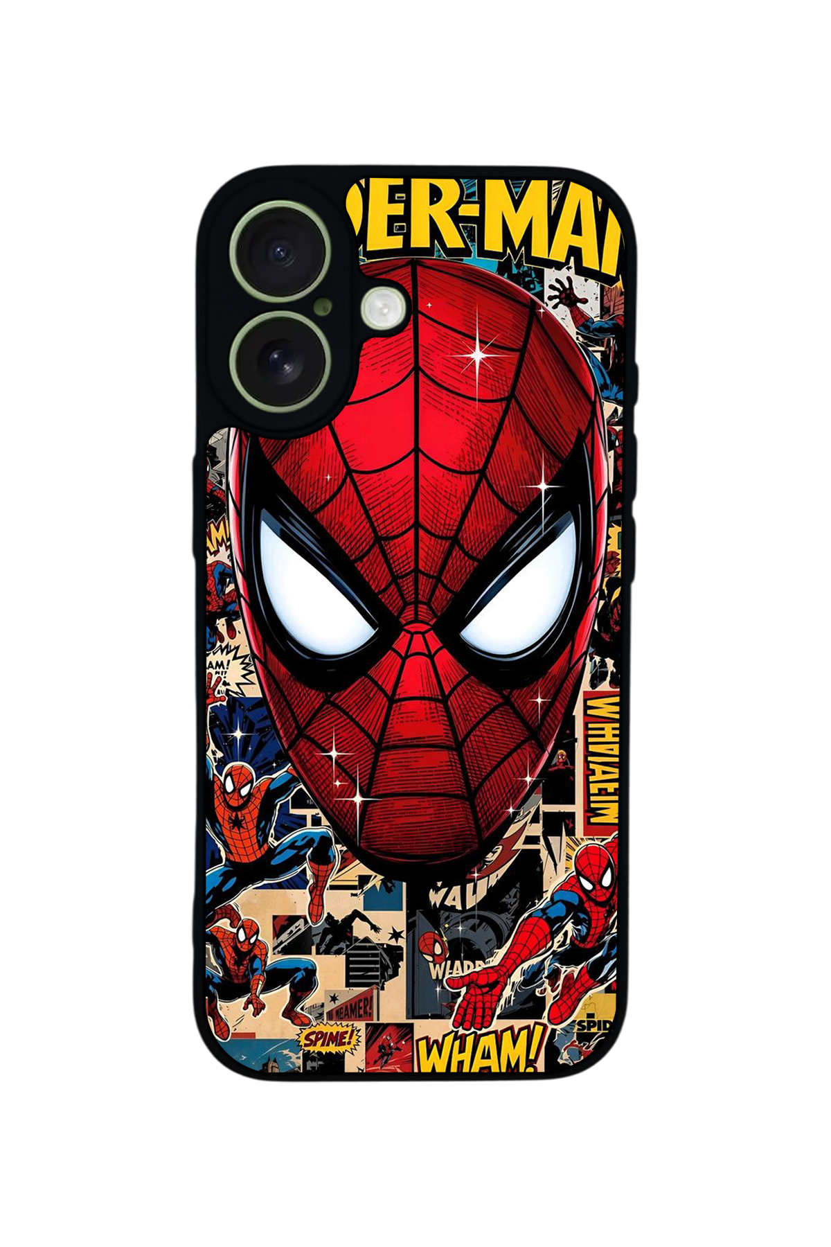 iPhone 17 Uyumlu Spider Man ( Örümcek Adam ) Tasarımlı Glossy Premium Kılıf