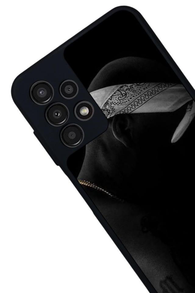 Samsung Galaxy A13 Uyumlu Tupac Tasarımlı Glossy Premium Kılıf