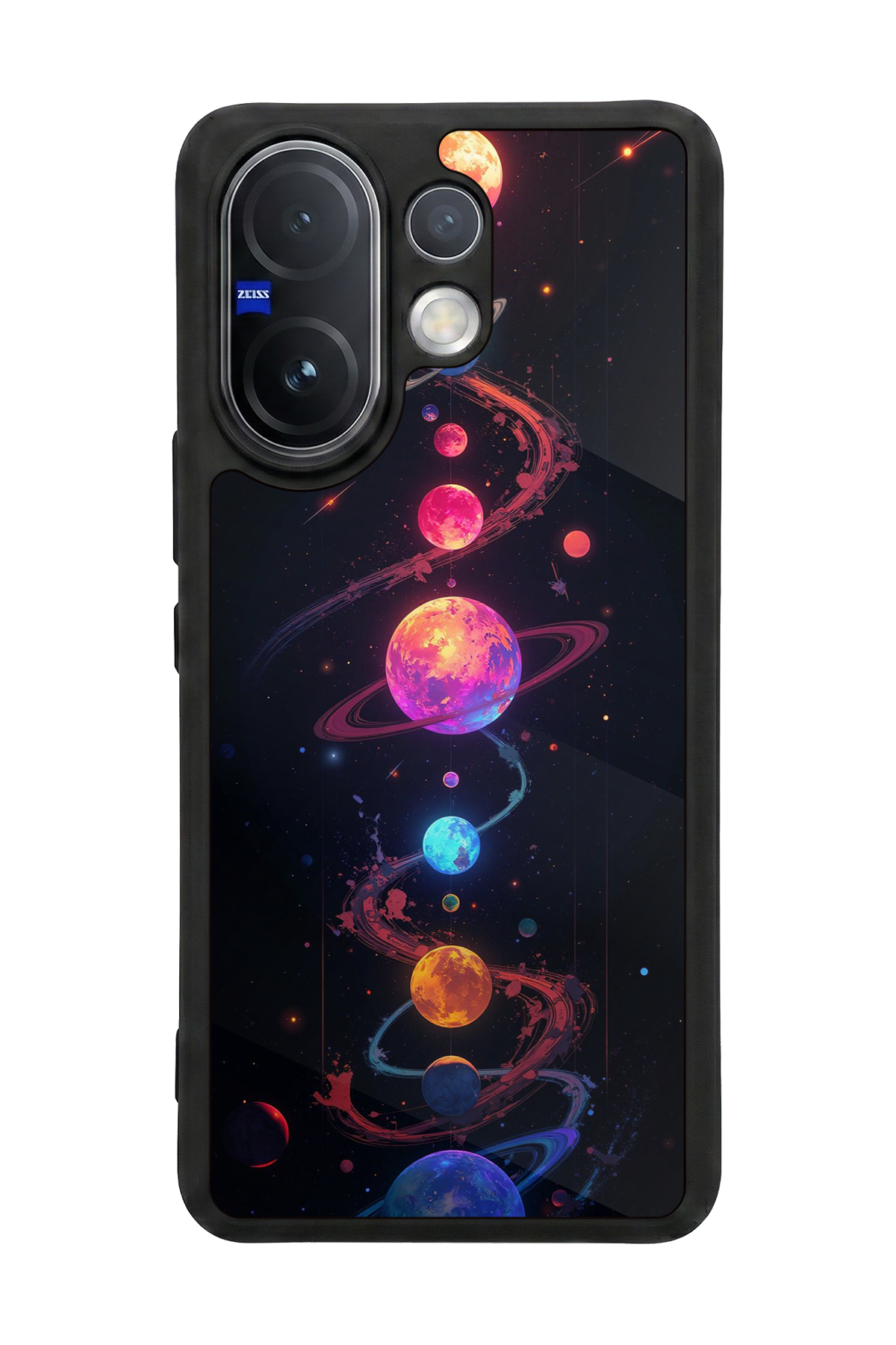 Vivo V60 Uyumlu Uzay Tasarımlı Glossy Premium Kılıf
