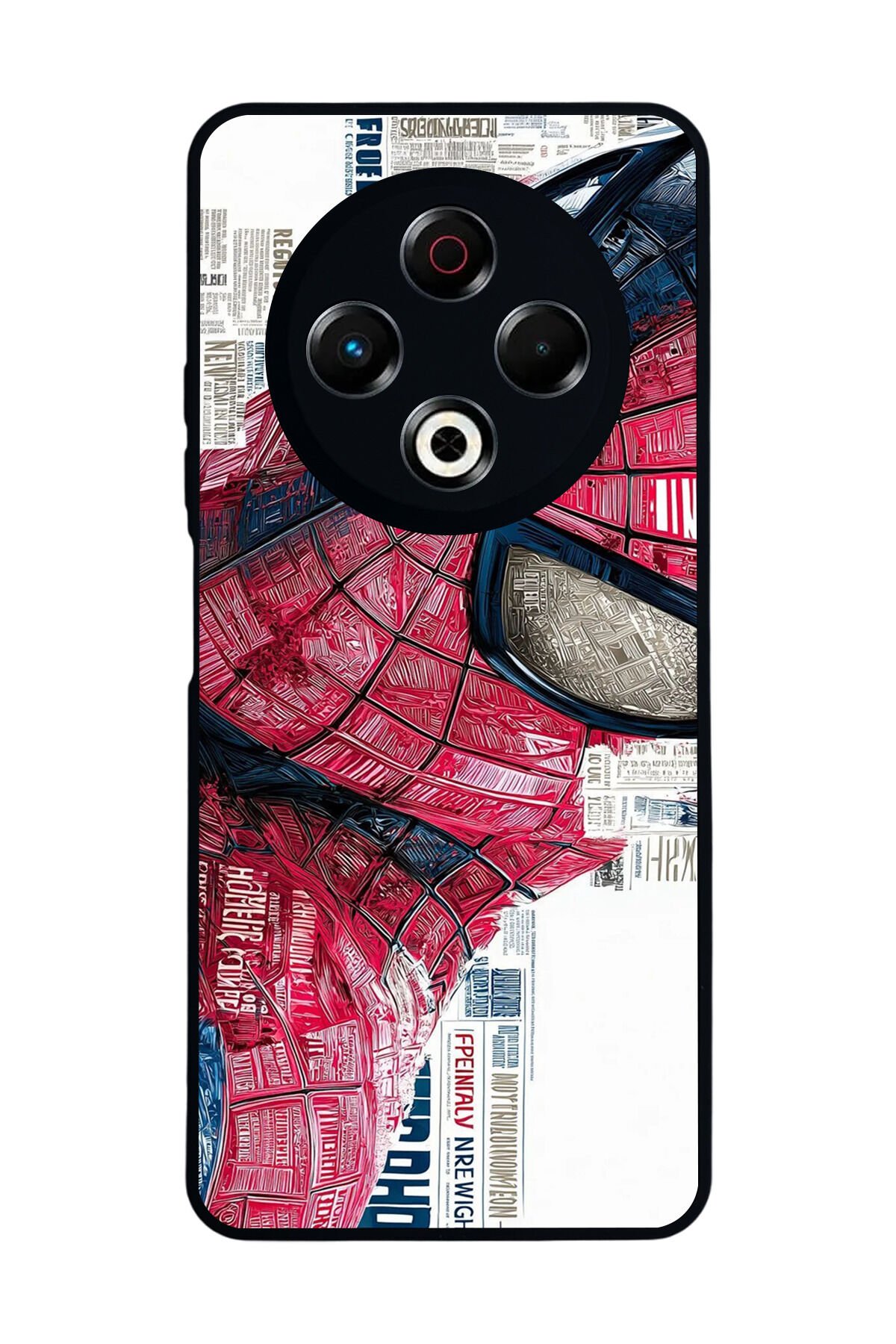 Tecno Spark 30 Uyumlu Spider Man ( Örümcek Adam ) Tasarımlı Glossy Premium Kılıf