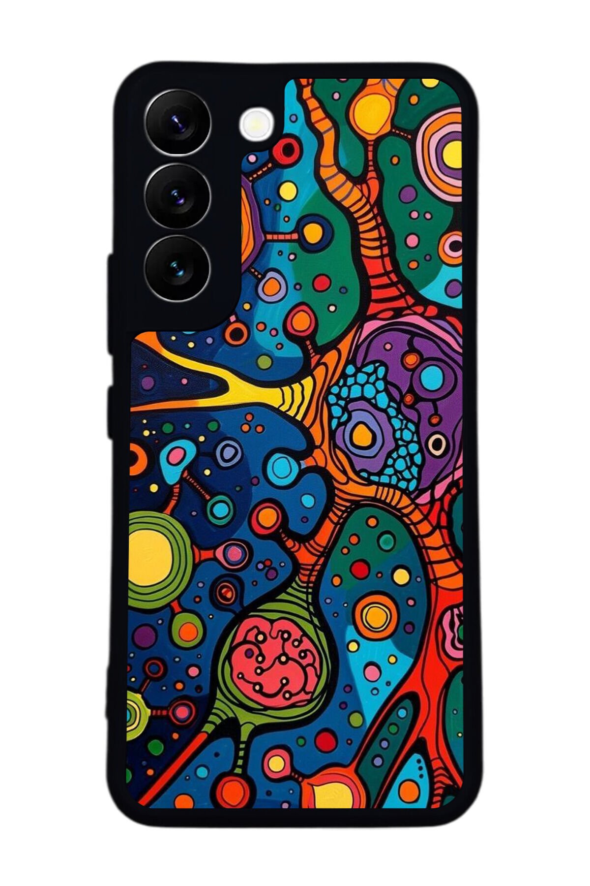 Samsung Galaxy S22 Uyumlu Abstract Tasarımlı Glossy Premium Kılıf