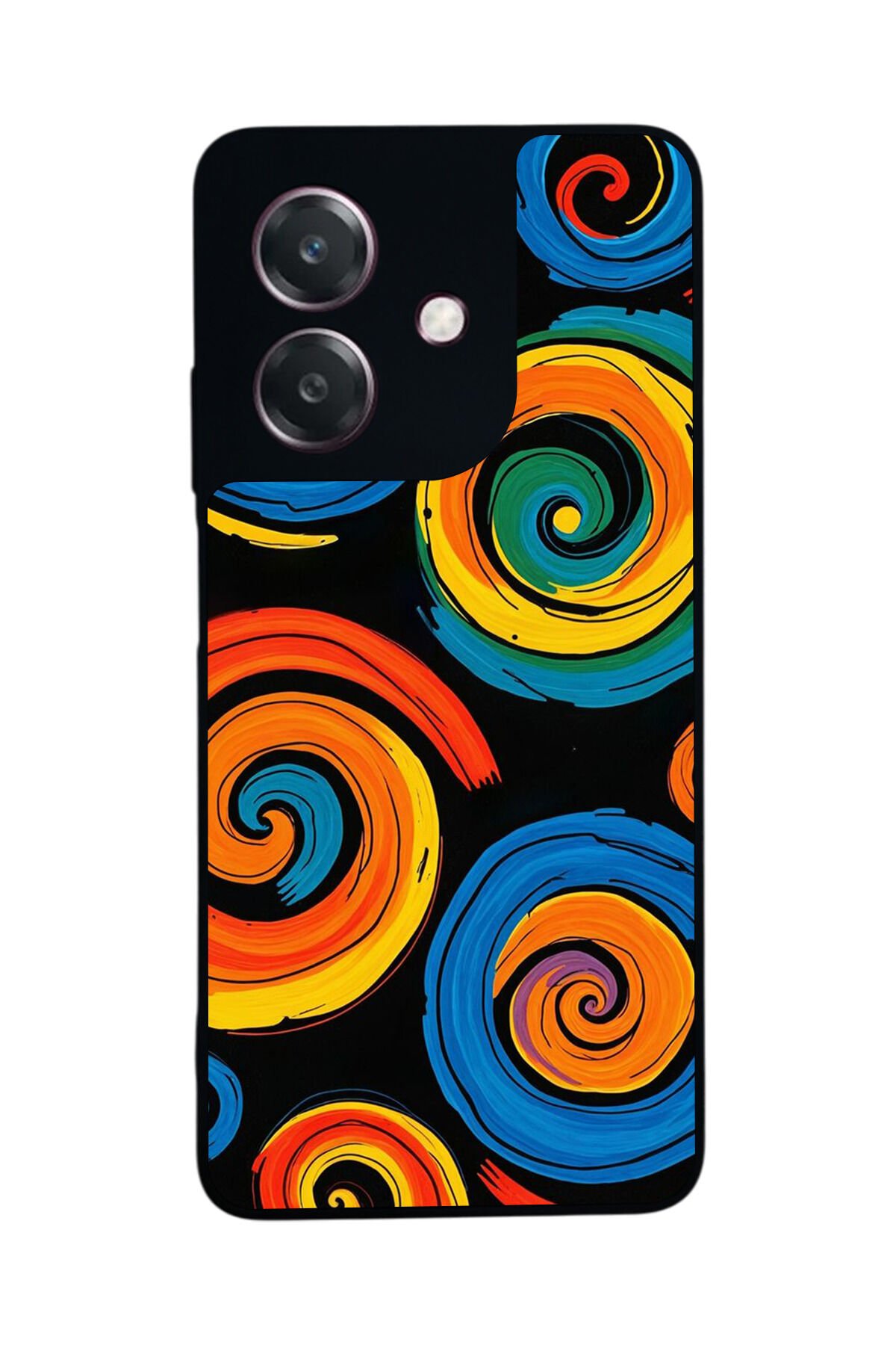 Oppo A3 5G Uyumlu Abstract Tasarımlı Glossy Premium Kılıf