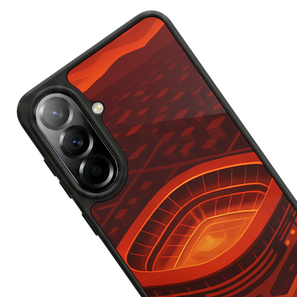 Samsung Galaxy A37 Uyumlu Aslan Tasarımlı Glossy Premium Kılıf