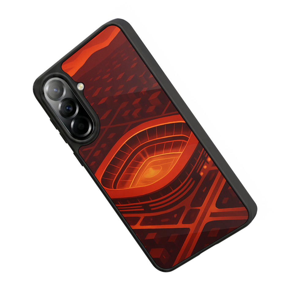 Samsung Galaxy A37 Uyumlu Aslan Tasarımlı Glossy Premium Kılıf