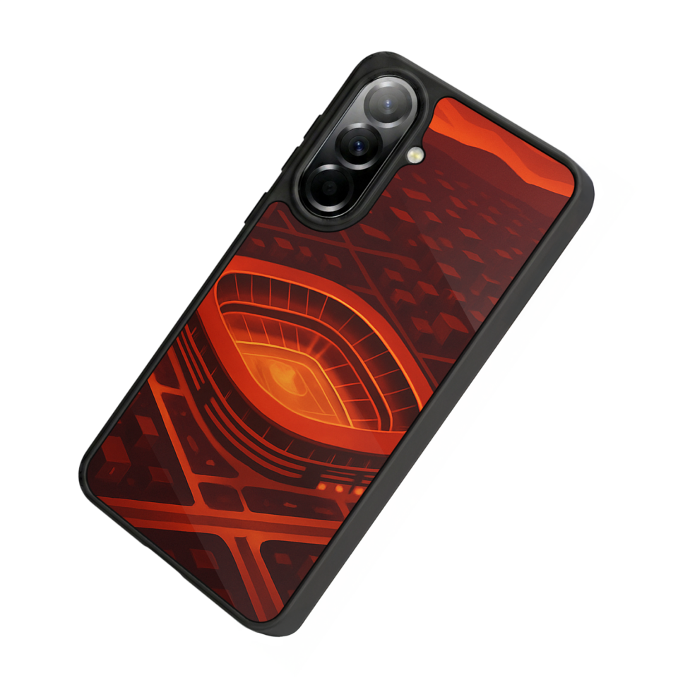 Samsung Galaxy A37 Uyumlu Aslan Tasarımlı Glossy Premium Kılıf