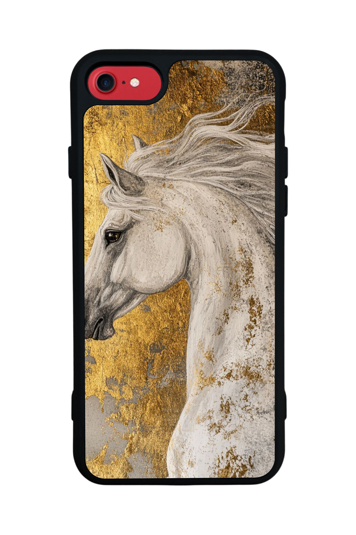 iPhone 7 Uyumlu At Horse Tasarımlı Glossy Premium Kılıf