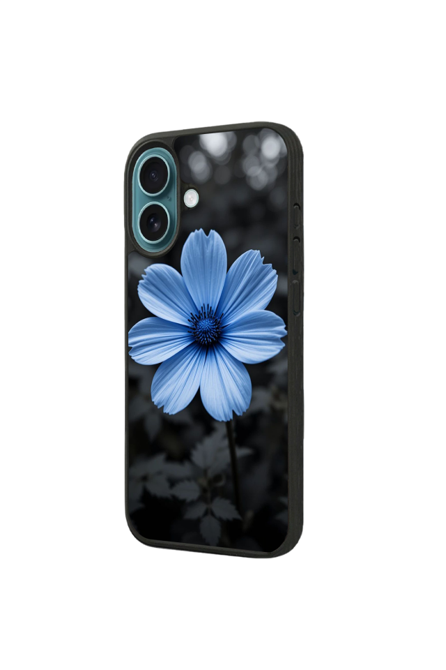 iPhone 16 Uyumlu Cicek Tasarımlı Glossy Premium Kılıf
