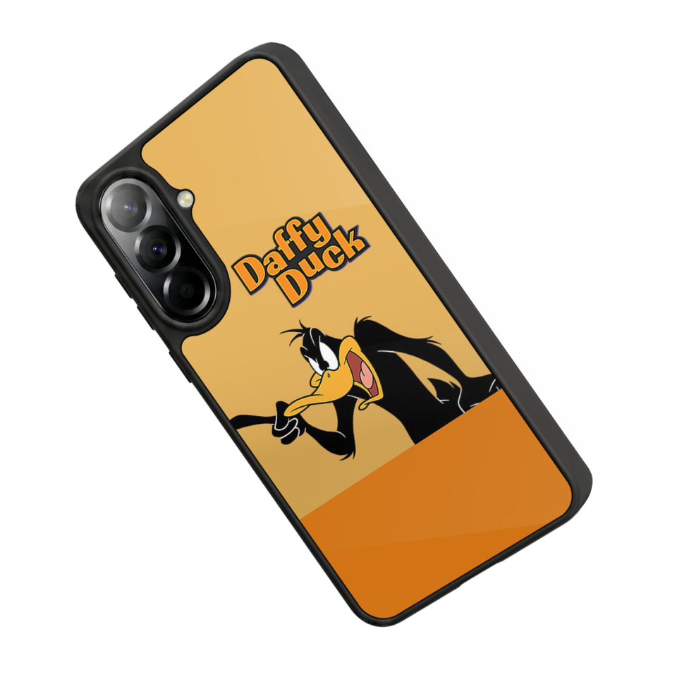Samsung Galaxy A57 Uyumlu Daffy duck Tasarımlı Glossy Premium Kılıf