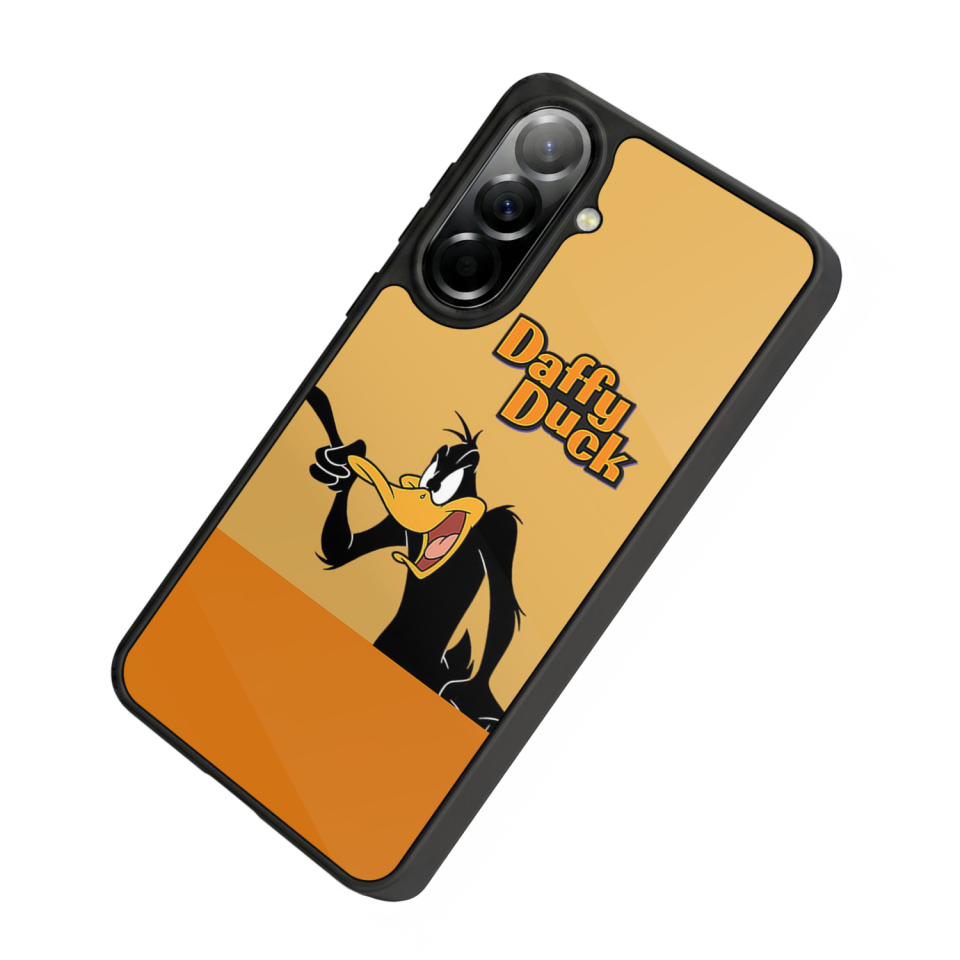Samsung Galaxy A57 Uyumlu Daffy duck Tasarımlı Glossy Premium Kılıf