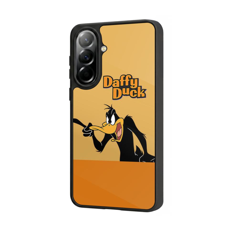 Samsung Galaxy A57 Uyumlu Daffy duck Tasarımlı Glossy Premium Kılıf