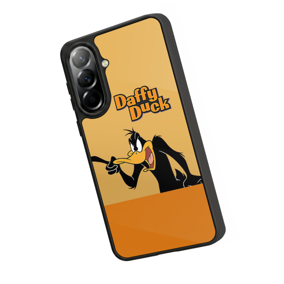 Samsung Galaxy A57 Uyumlu Daffy duck Tasarımlı Glossy Premium Kılıf