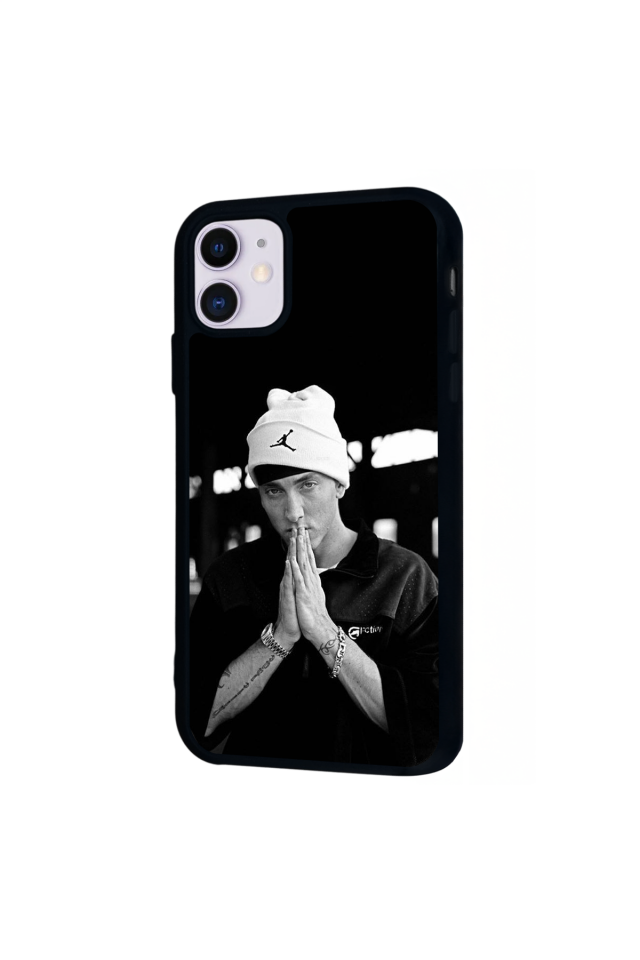 iPhone 11 Uyumlu Eminem Tasarımlı Glossy Premium Kılıf
