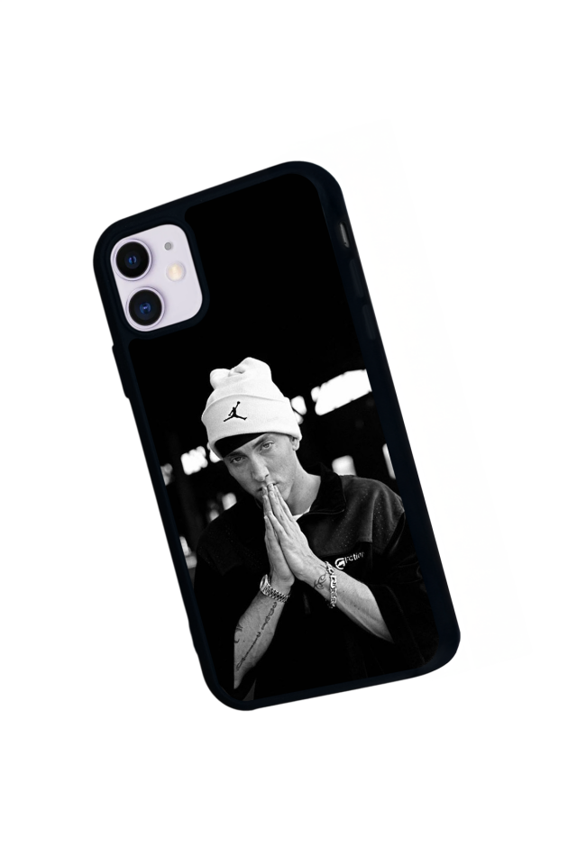 iPhone 11 Uyumlu Eminem Tasarımlı Glossy Premium Kılıf