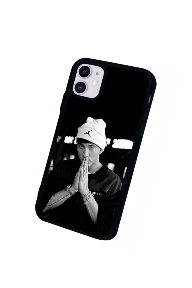 iPhone 11 Uyumlu Eminem Tasarımlı Glossy Premium Kılıf
