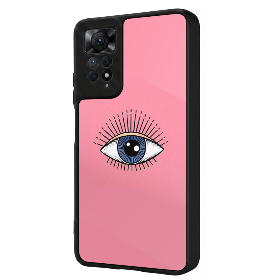 Xiaomi Redmi Note 11 Pro Uyumlu Göz Tasarımlı Glossy Premium Kılıf