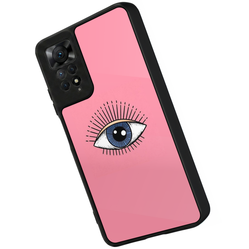 Xiaomi Redmi Note 11 Pro Uyumlu Göz Tasarımlı Glossy Premium Kılıf