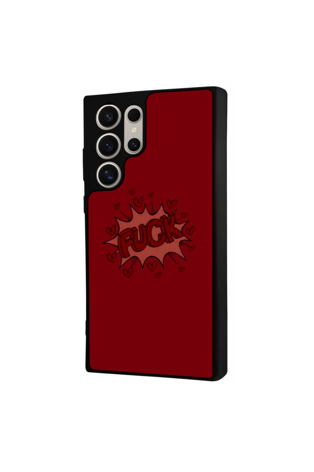 Samsung Galaxy S22 Ultra Uyumlu Kalp Love Tasarımlı Glossy Premium Kılıf