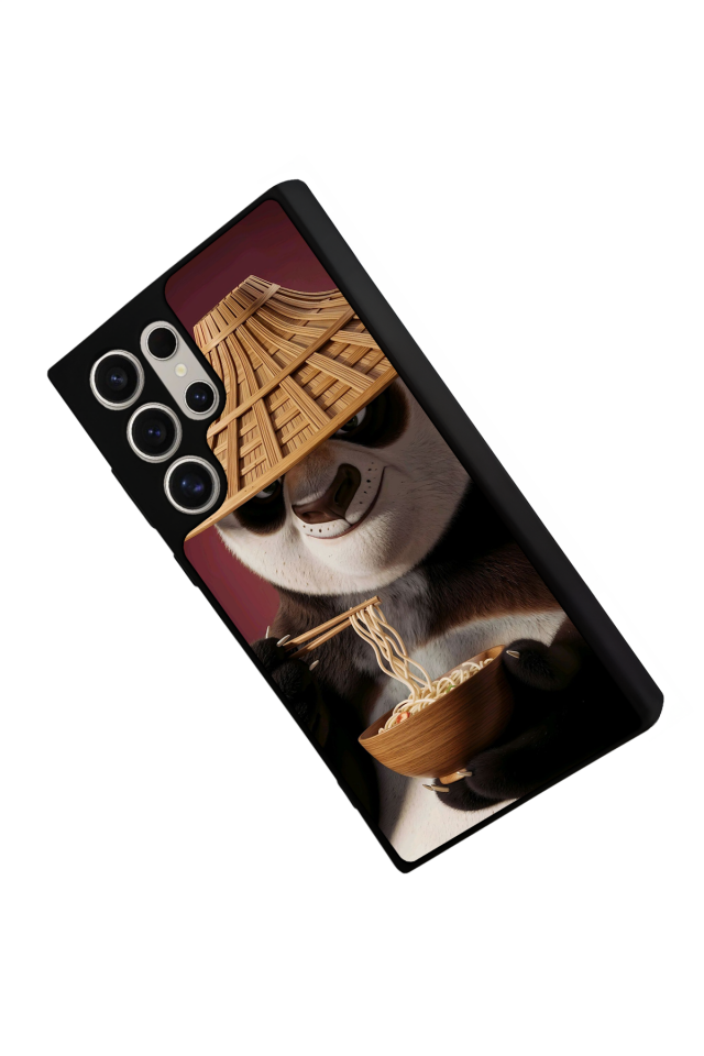 Samsung Galaxy S23 Ultra Uyumlu Kung Fu Panda Tasarımlı Glossy Premium Kılıf