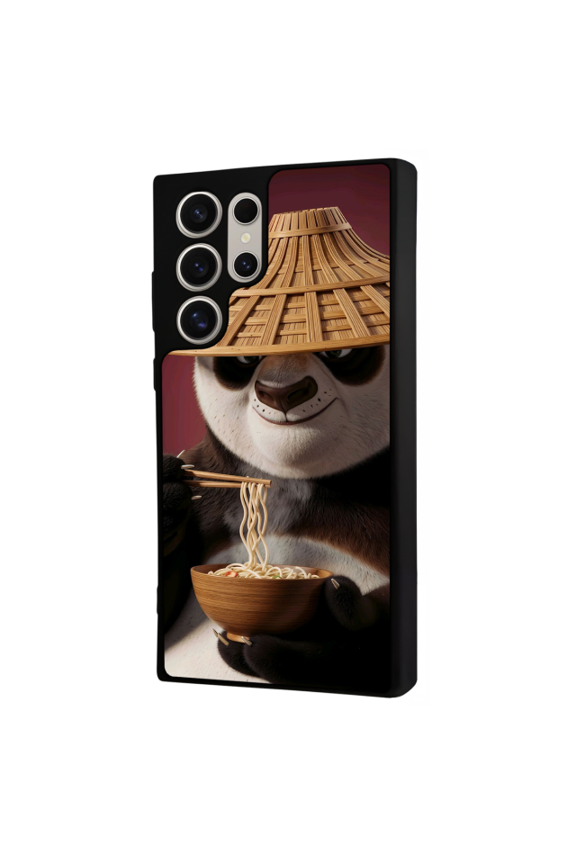 Samsung Galaxy S23 Ultra Uyumlu Kung Fu Panda Tasarımlı Glossy Premium Kılıf