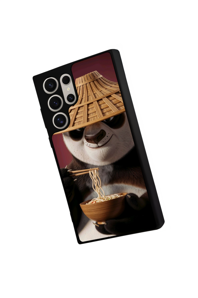 Samsung Galaxy S23 Ultra Uyumlu Kung Fu Panda Tasarımlı Glossy Premium Kılıf
