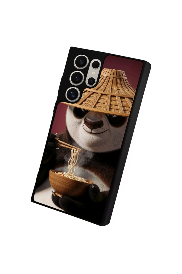 Samsung Galaxy S23 Ultra Uyumlu Kung Fu Panda Tasarımlı Glossy Premium Kılıf
